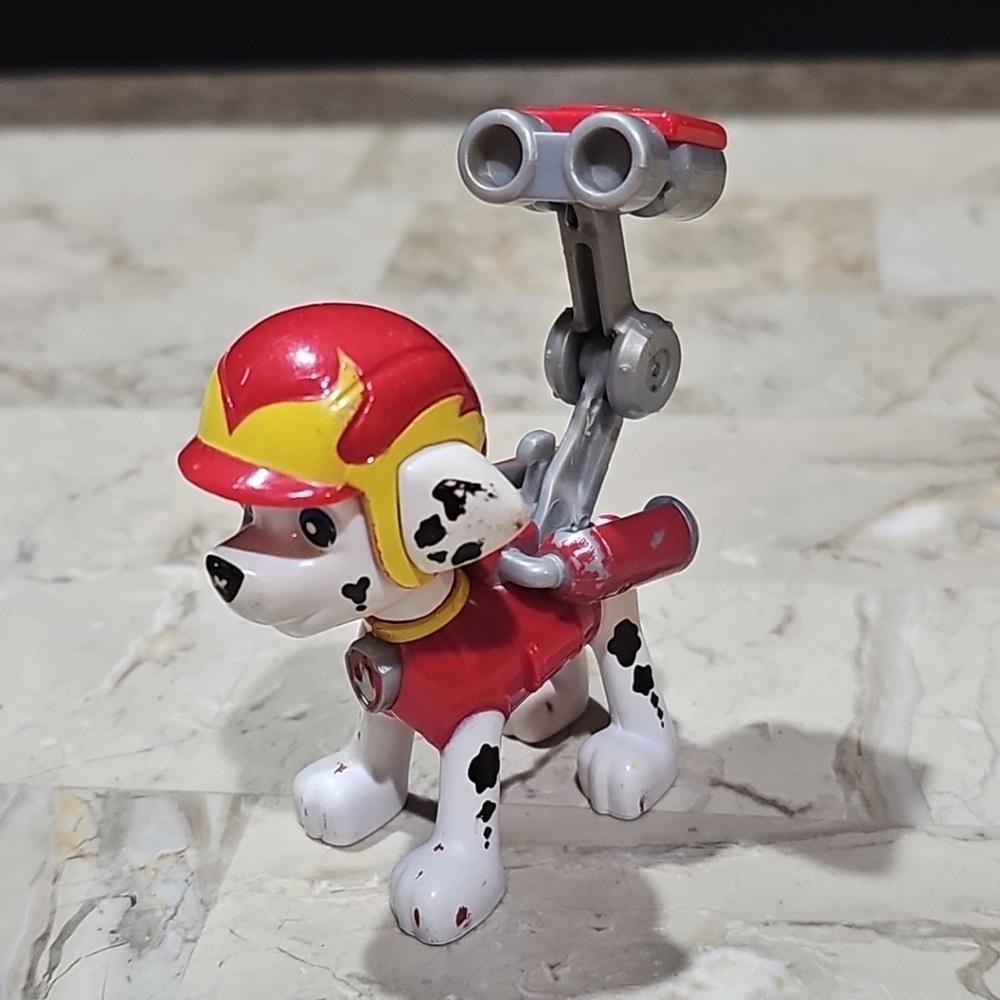 Paw Patrol Action Pack Pup Toy Marshall 3"